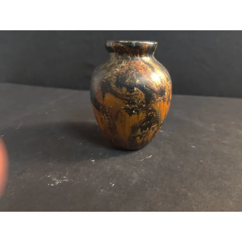 Handmade vintage marbled